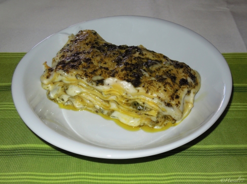 lasagne besciamella e pesto (2)